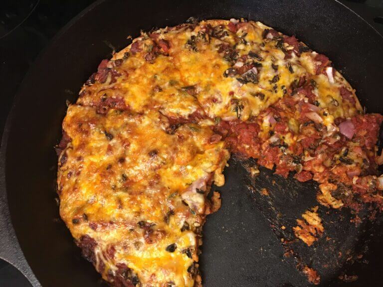 Make pizza at home with this easy crazy crust pizza recipe.