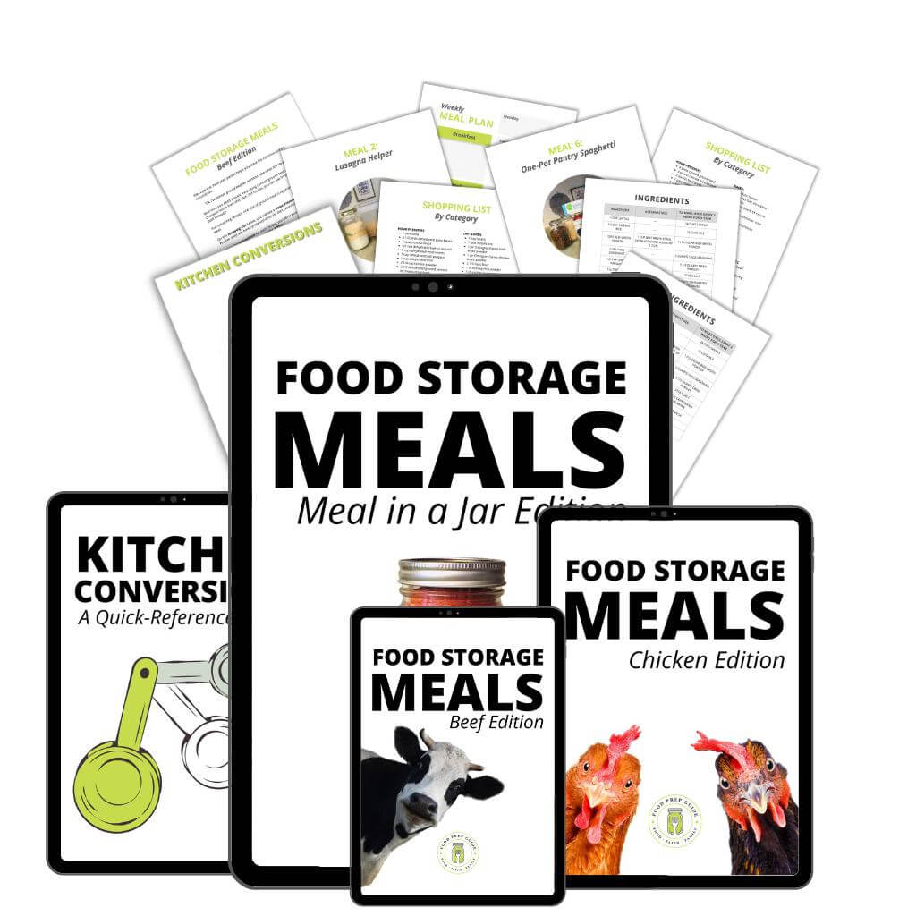 GIVEAWAY Meal Plan Packet Food Prep Guide Preserving & Storing Food