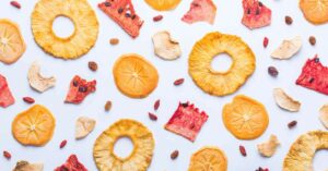 Fruits make the best dehydrated snacks.