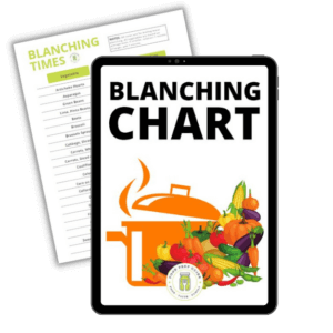 Blanching Chart Printable