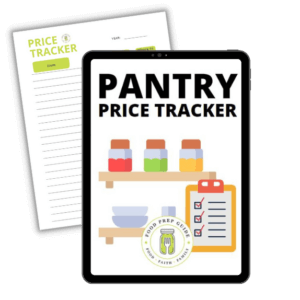 Pantry Price Tracker Printable