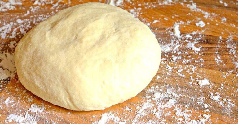 Homemade pizza dough is easy to make at home from scratch.