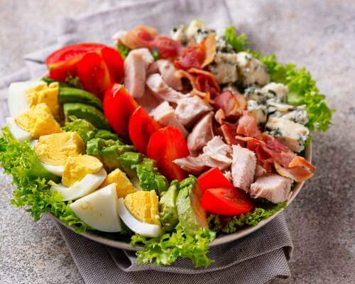 Cobb Salad with Honey Mustard Dressing