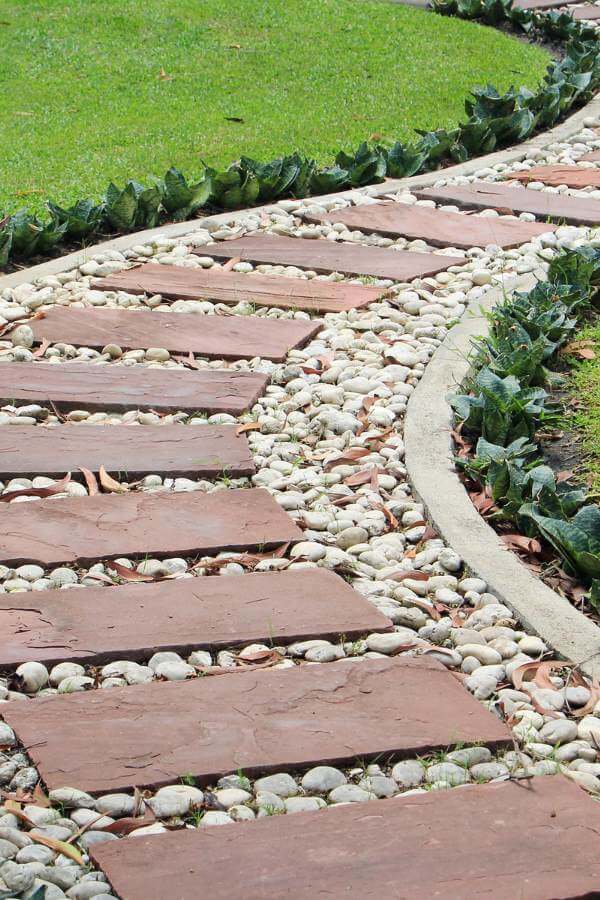 natural stone garden paths