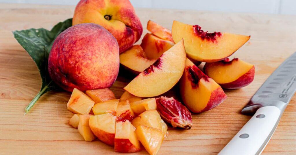 how to freeze peaches