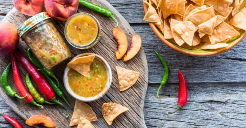 peach salsa