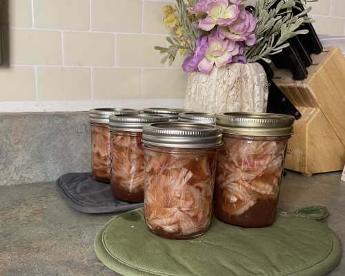 pickled red onions