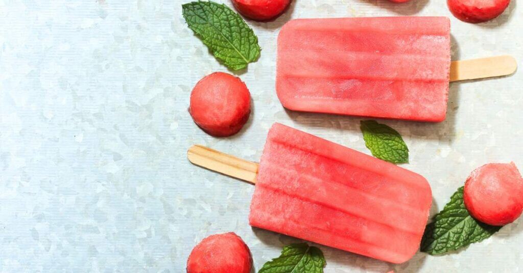 watermelon popsicles