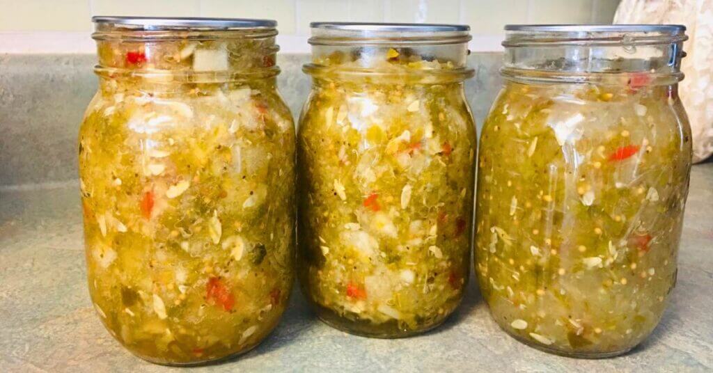 amish sweet pickle relish