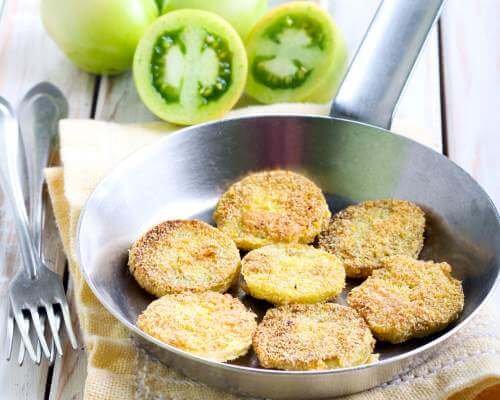 fried green tomato fritters