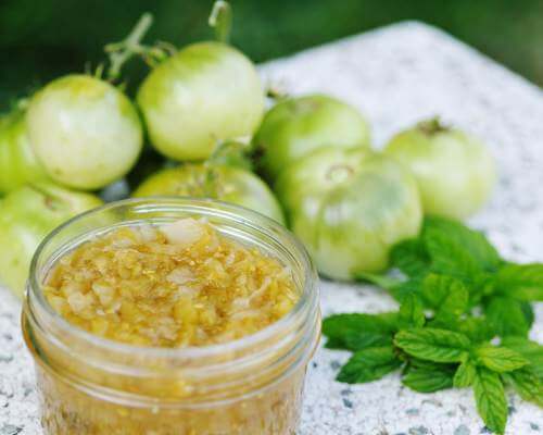green tomato chutney