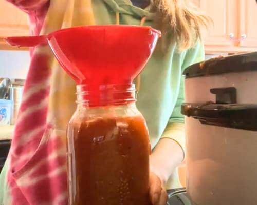 jarring spaghetti sauce