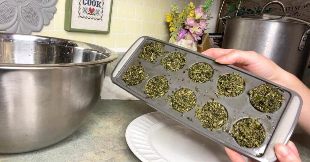 how to freeze basil