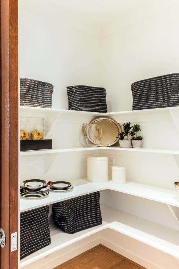 fabric pantry storage bins