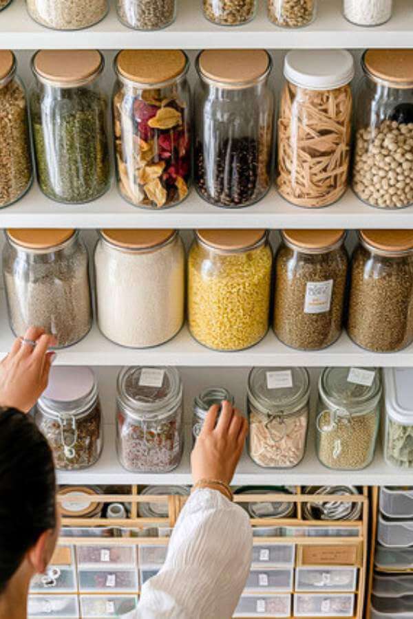 glass-storage-jars-with-wooden-lids