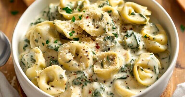 one-pot-spinach-artichoke-tortellini