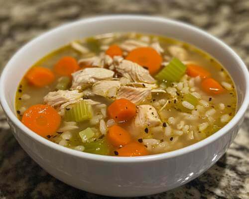 chicken and rice soup