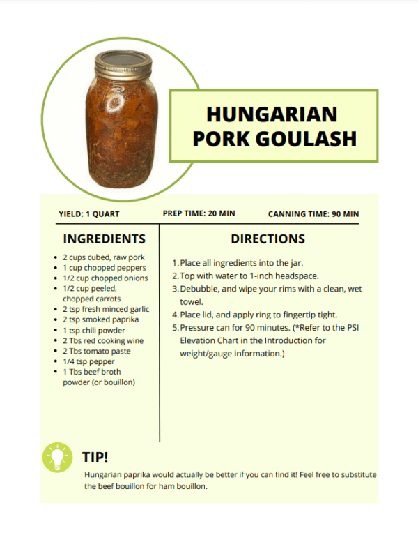 meals in jars sample page 6