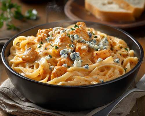 one-pot-buffalo-chicken-pasta