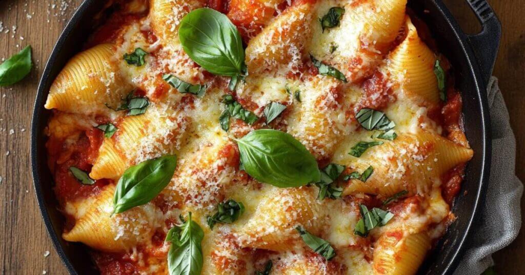 one-pot-chicken-parm-stuffed-shells