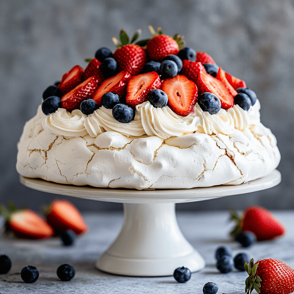 Patriotic Pavlova
