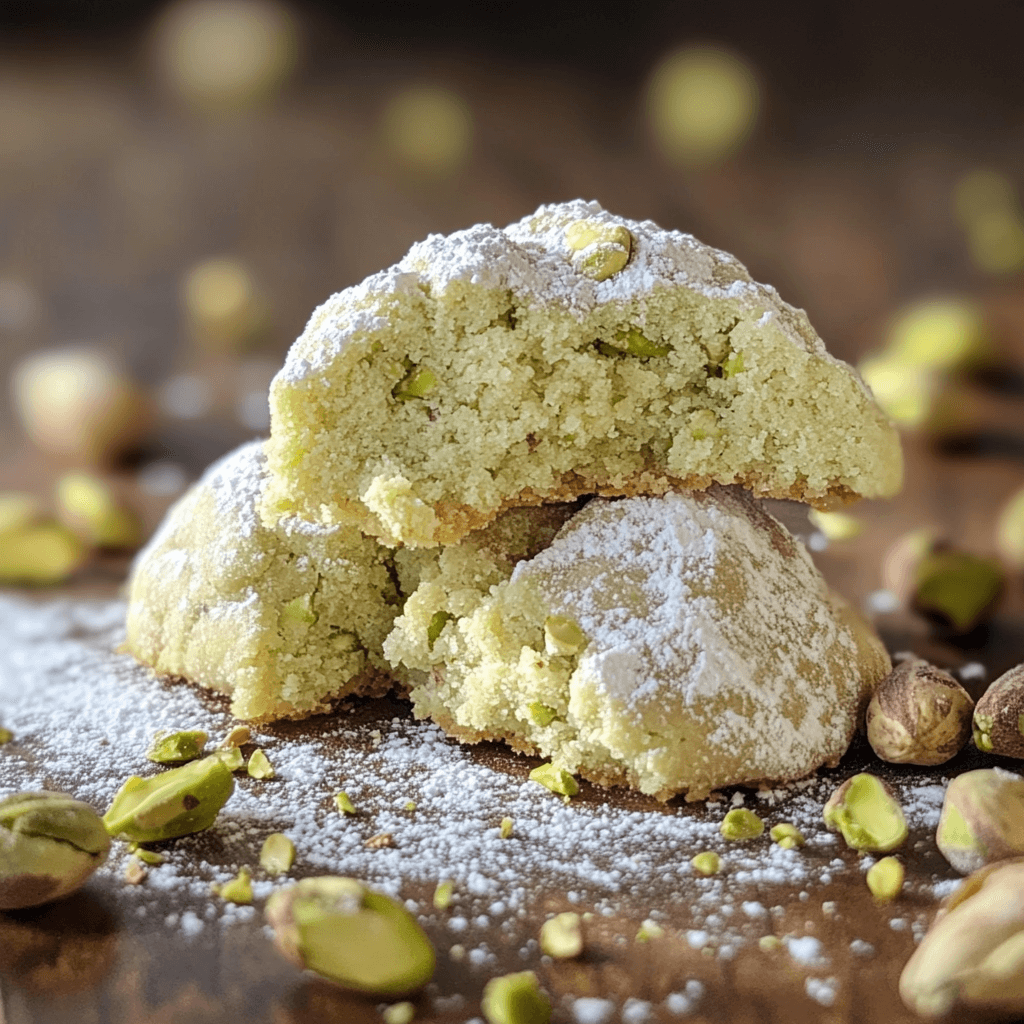 Pistachio Drop Cookies