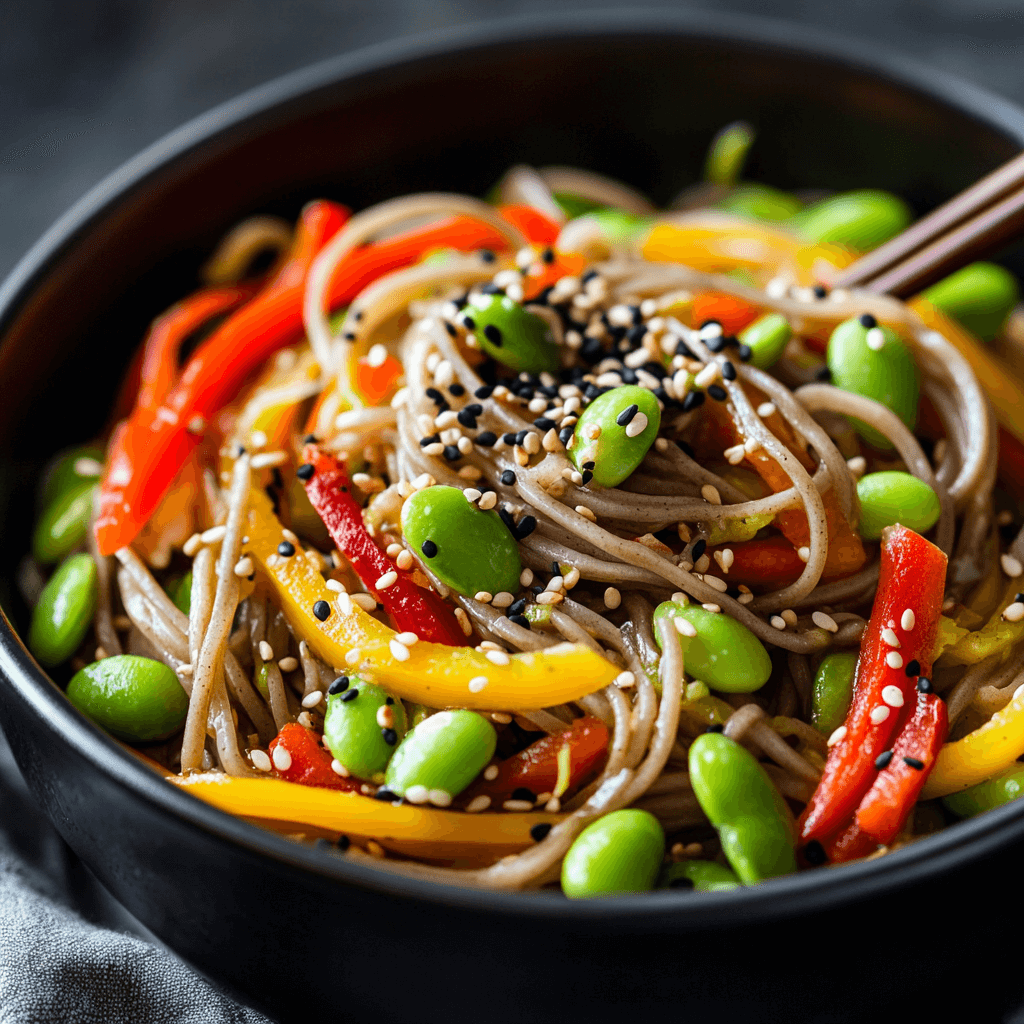 Sesame Ginger Pasta Salad