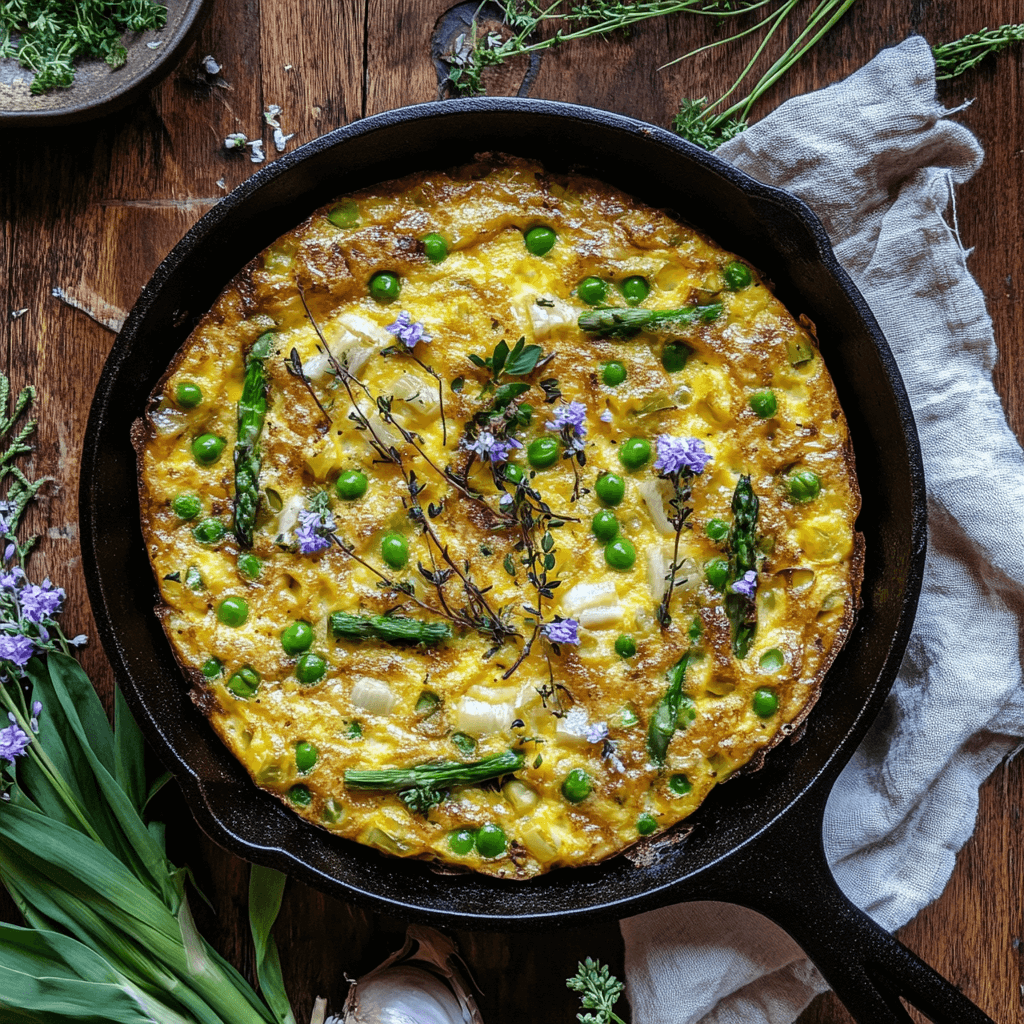  Spring Vegetable Frittata
