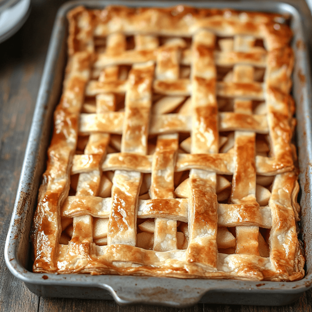 apple slab pie