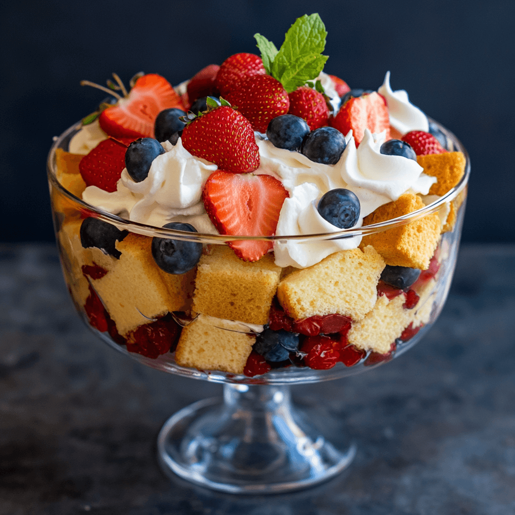 Berry Shortcake Trifle