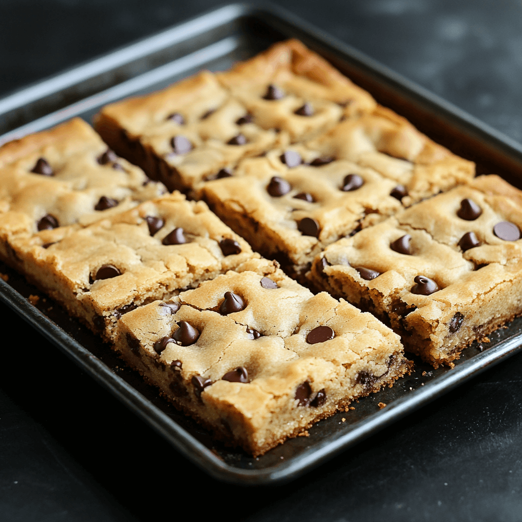 chocolate chip cookie bars