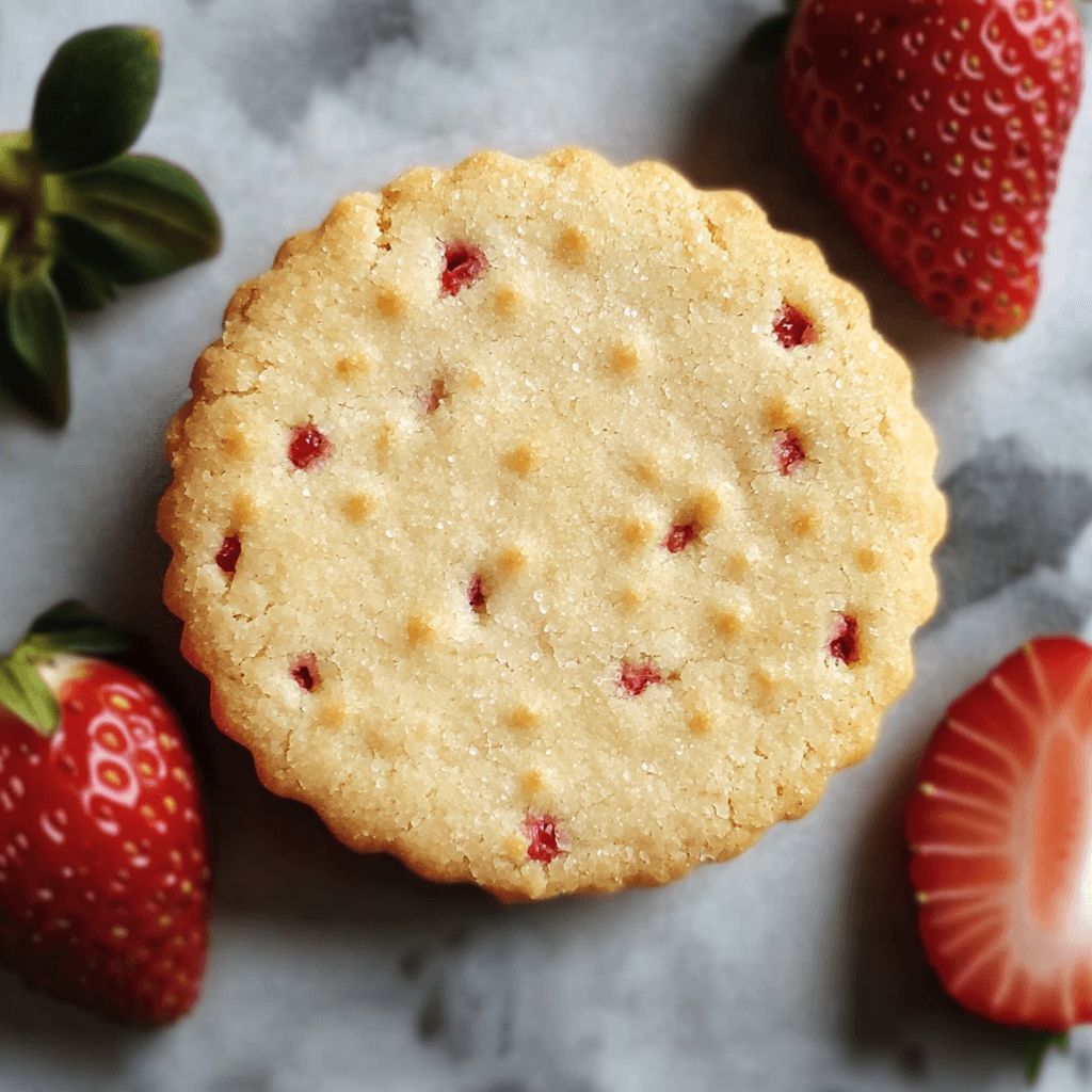 Fresh Strawberry Shortbread