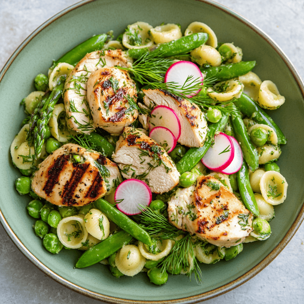 Spring Chicken Pasta Salad