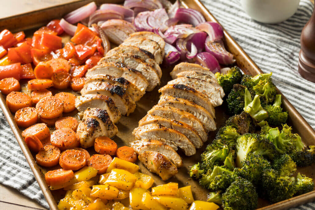 Homemade Sheet Pan Chicken with Vegetables