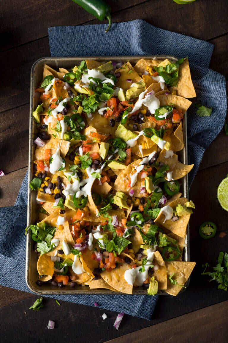 Homemade Loaded Sheet Pan Nachos