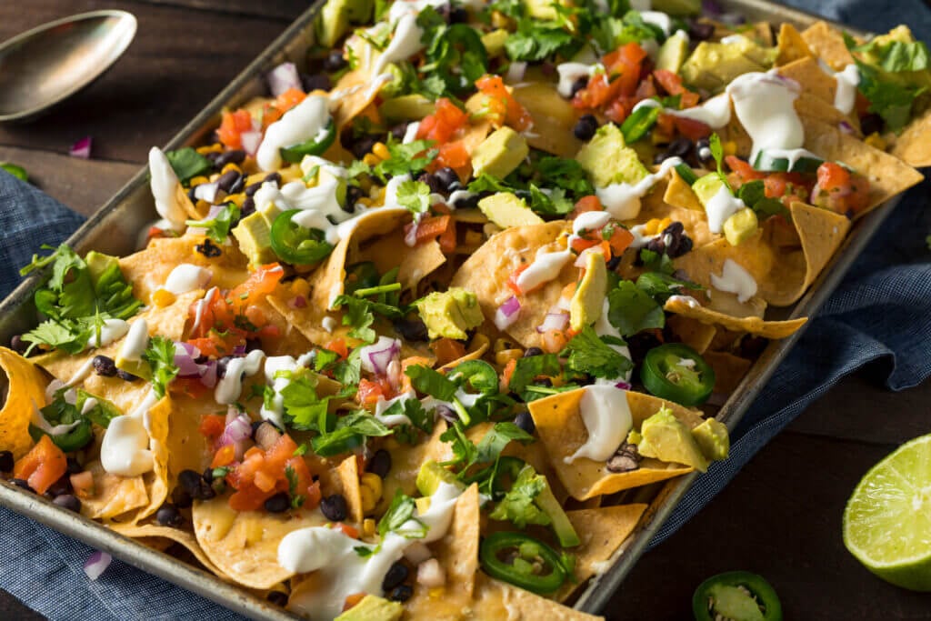 Homemade Loaded Sheet Pan Nachos