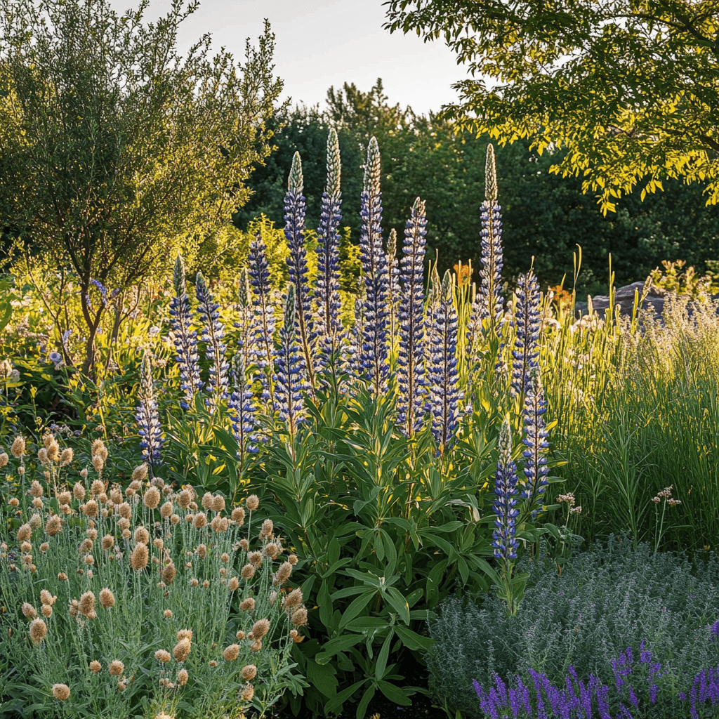 Baptisia tall perennial flower