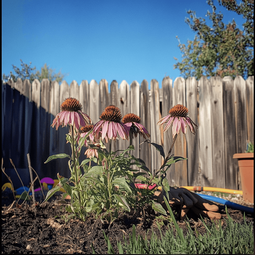 Coneflower tall perennial flower