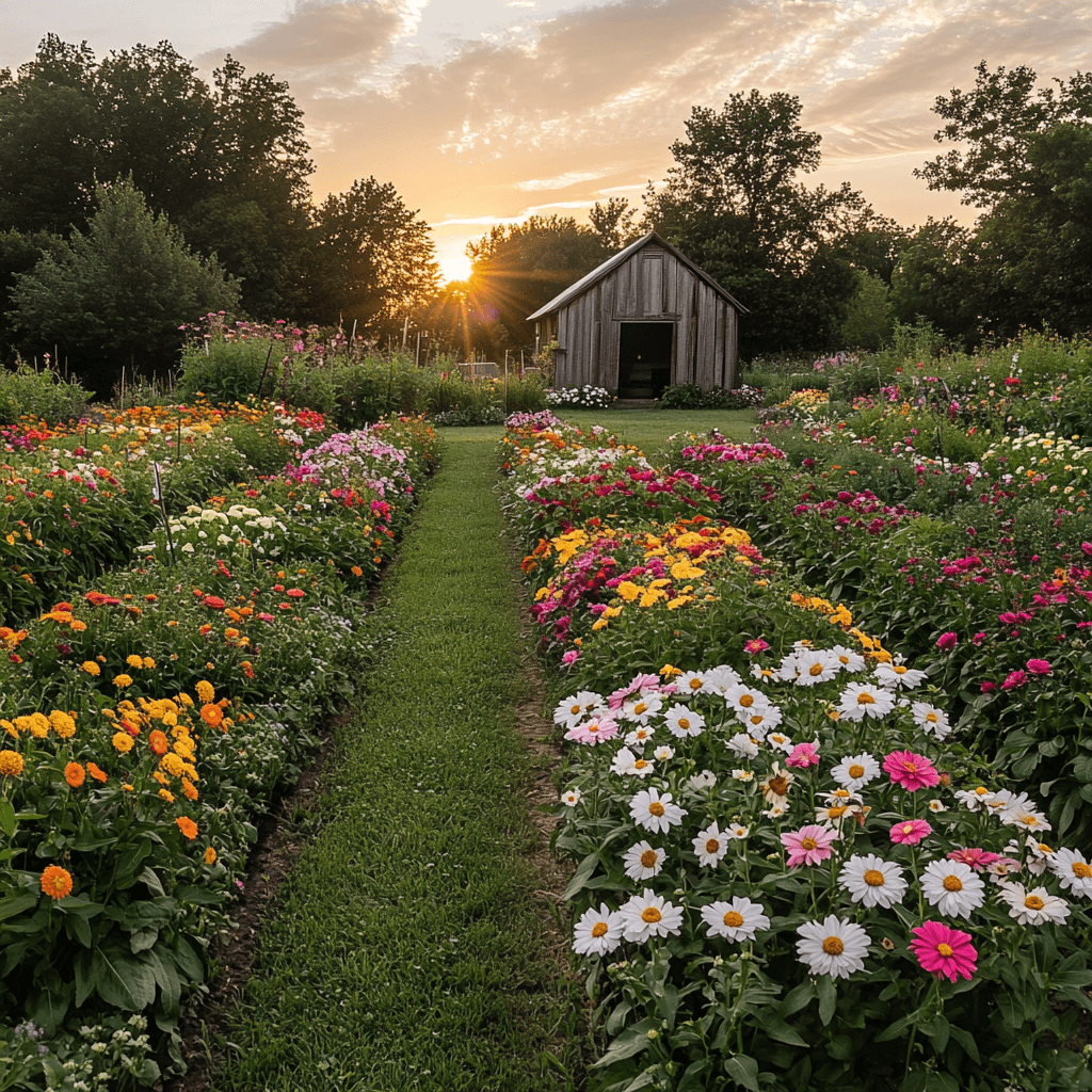cutting garden layout cut flower garden ideas