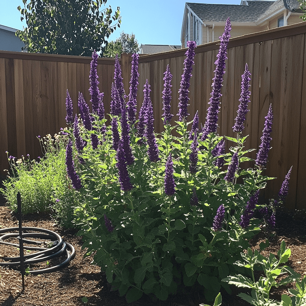 Giant Hyssop tall perennial flower