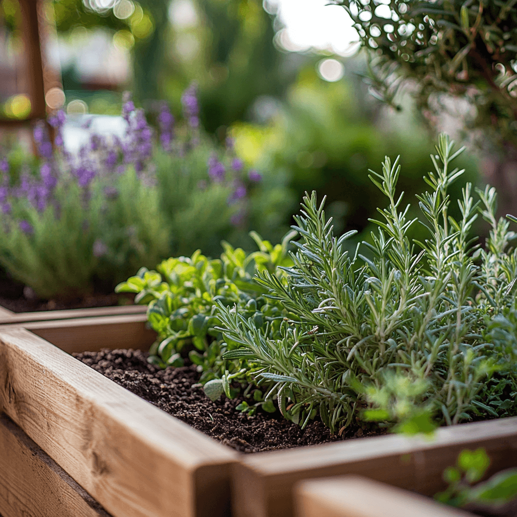 lavendar kitchen garden