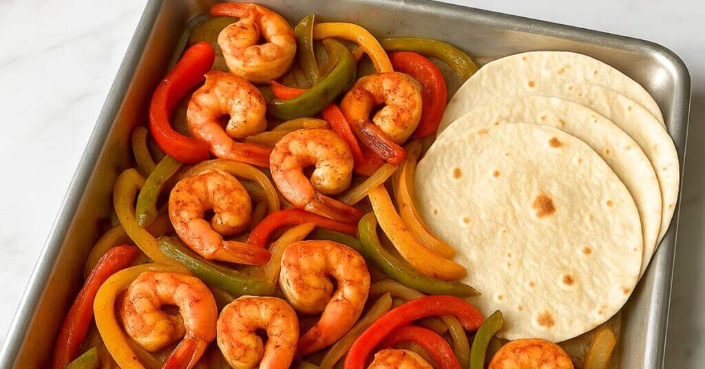sheet-pan-shrimp-fajitas