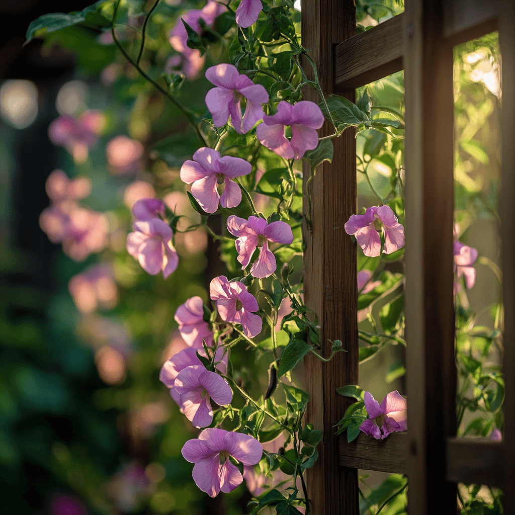vertical growing cut flower garden ideas