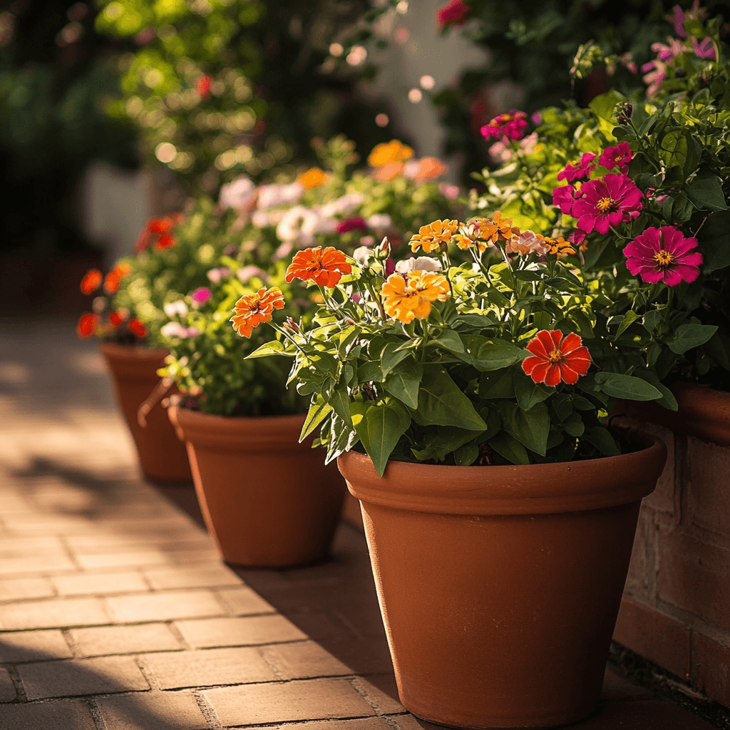 container garden  patio garden ideas.
