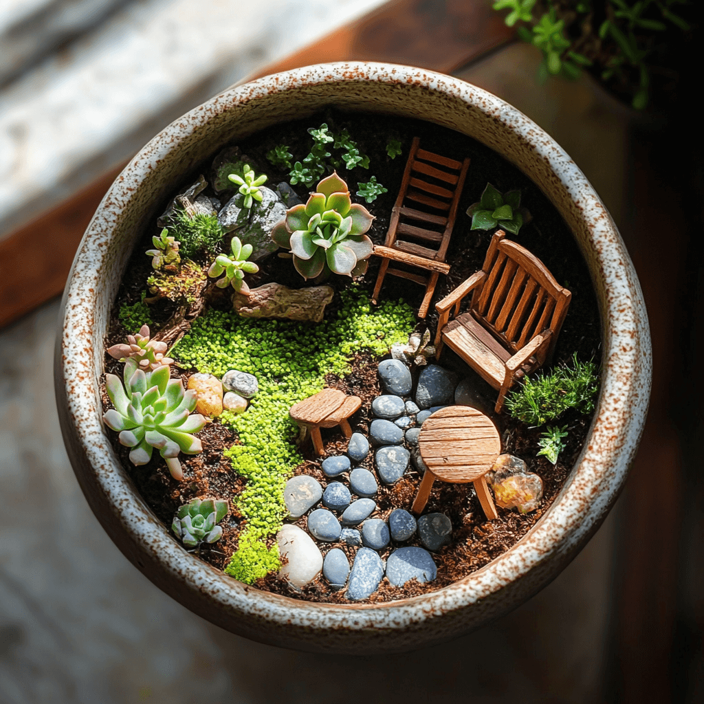 minature fairy gardens tiny garden ideas