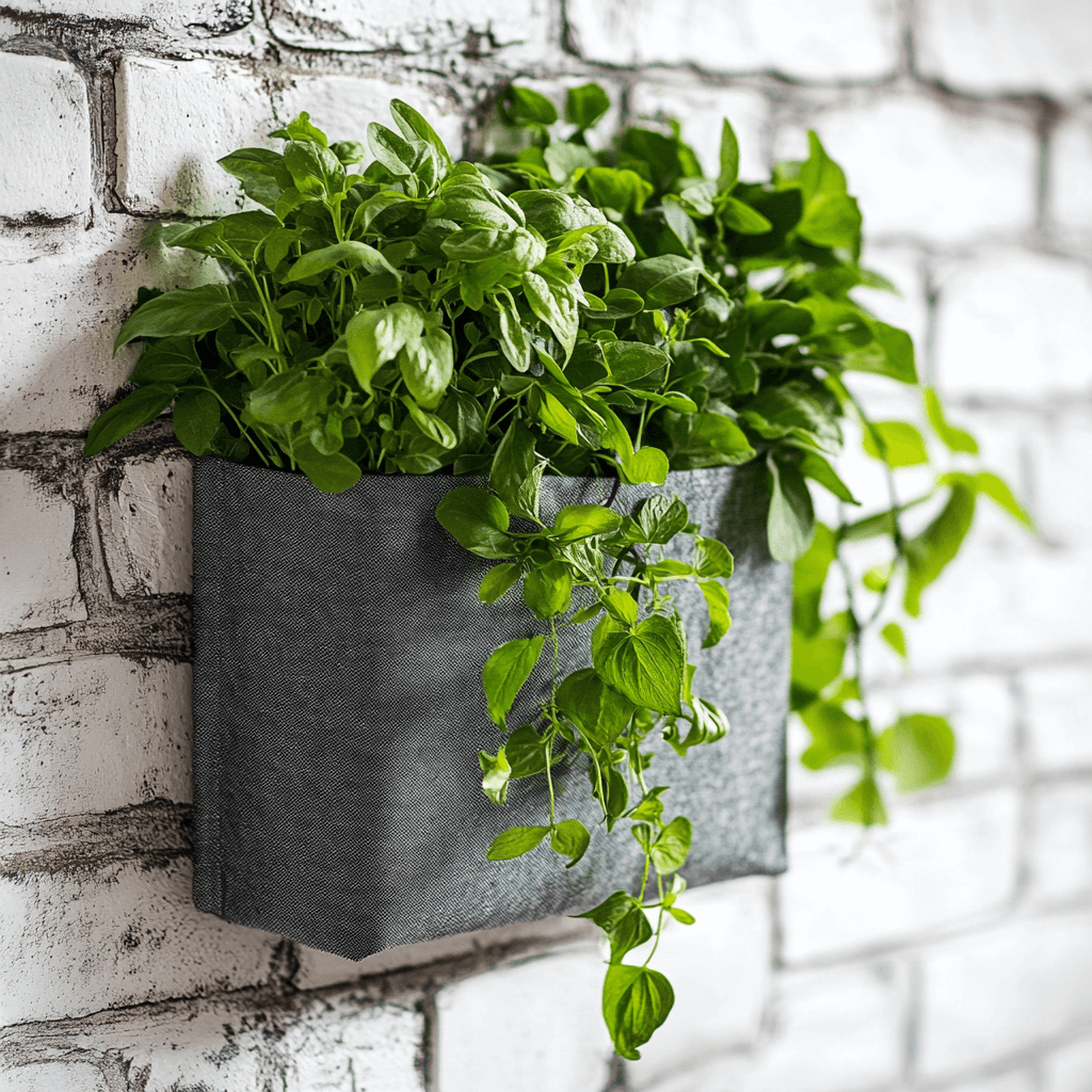 vertical pocket gardens tiny garden ideas