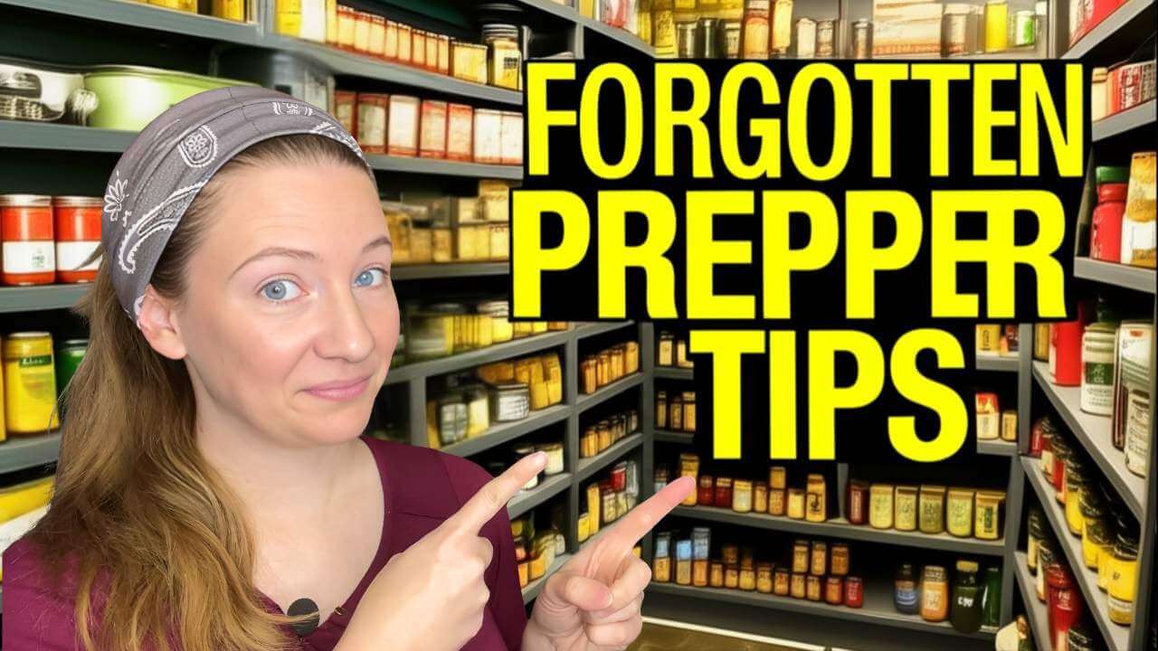 forgotten prepper tips