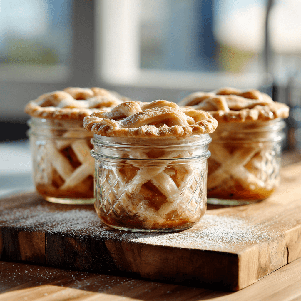 individual mason jar pies