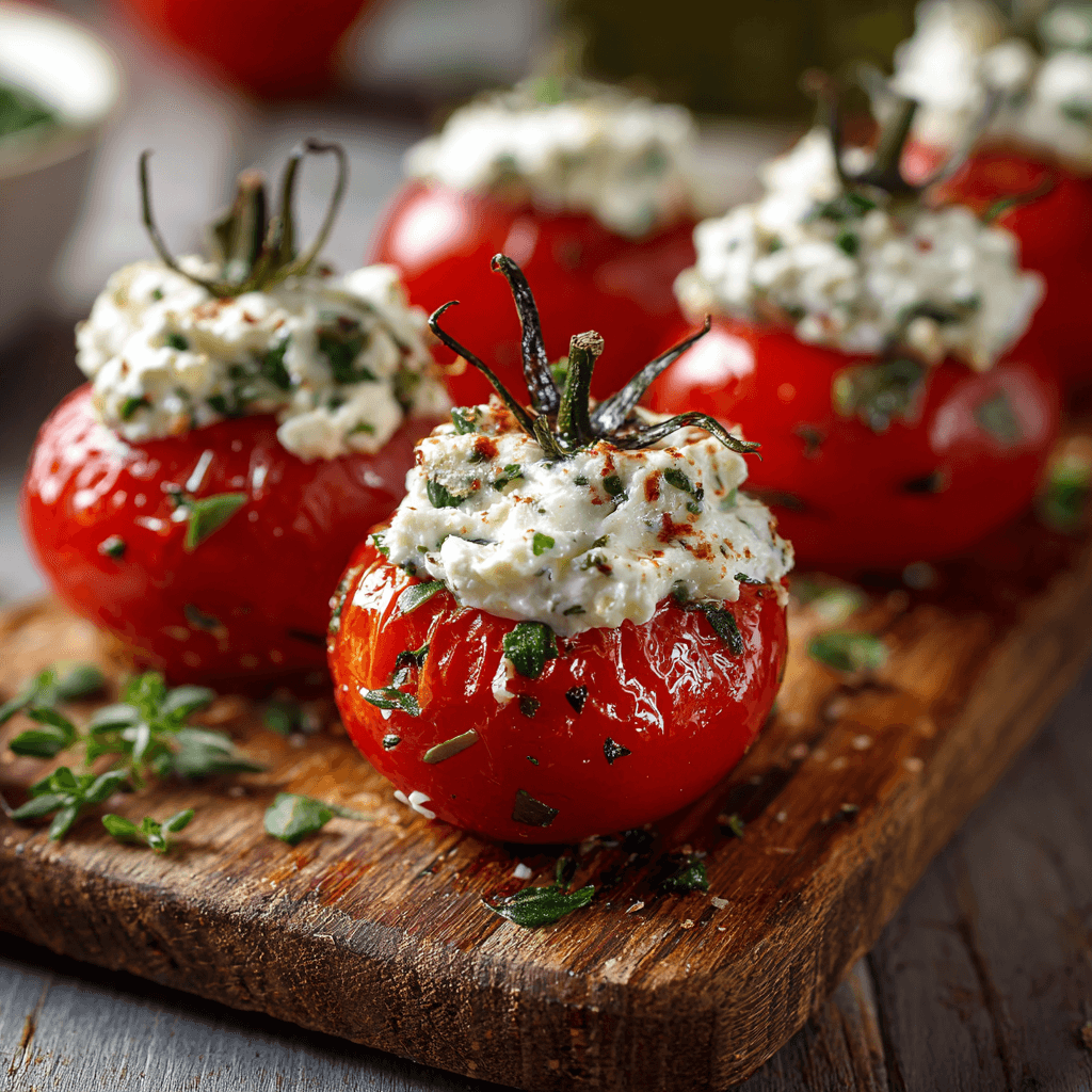 stuffed cherry tomatoes