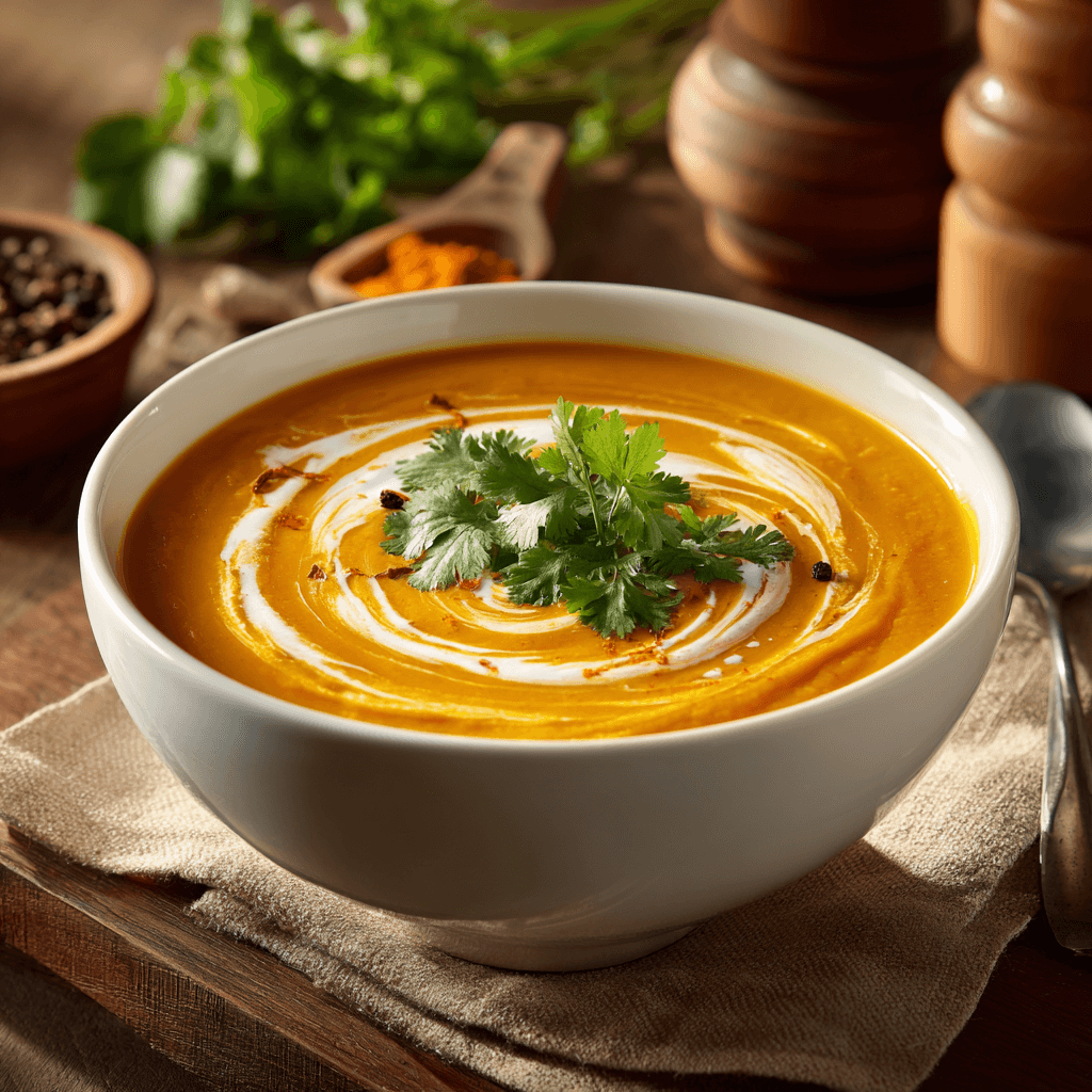 pumpkin coconut soup